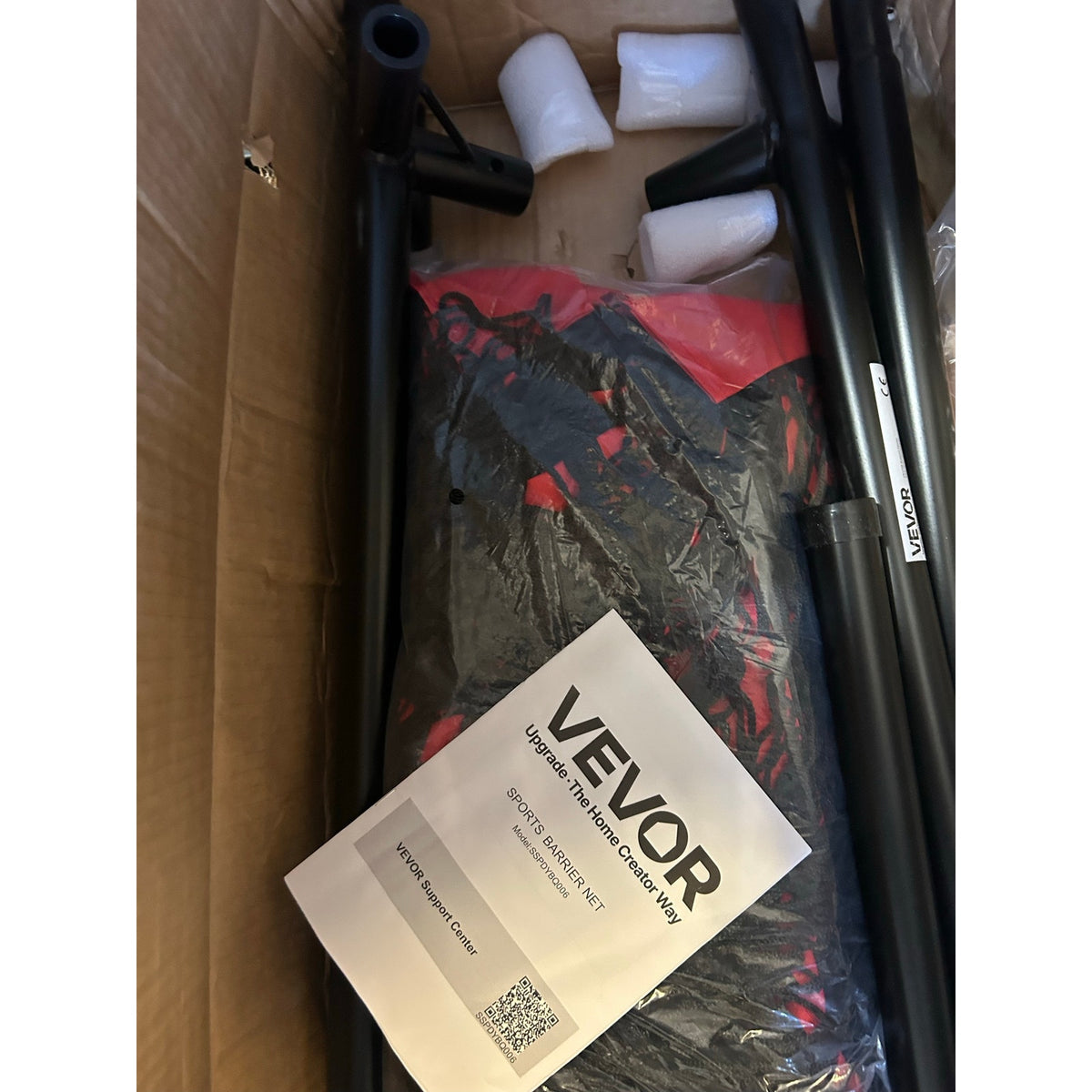 VEVOR 20 × 10 ft Sports Barrier Backstop Net – Sealed Box