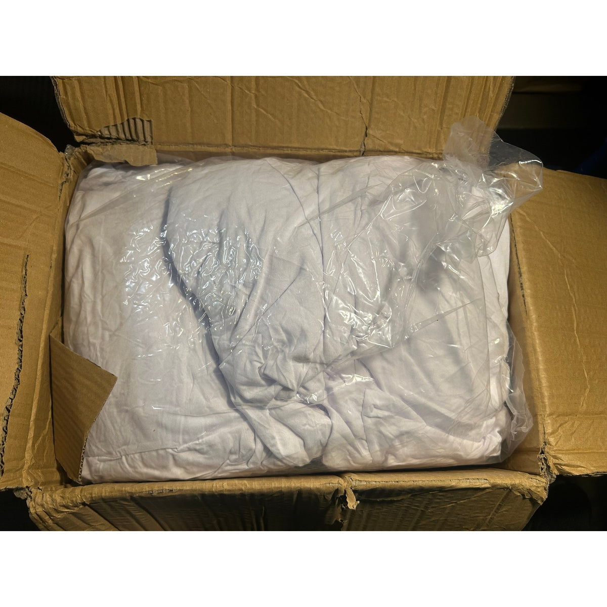 VEVOR White Stretch Banquet Chair Covers 30-Pack Skirt Bottom Wedding Party