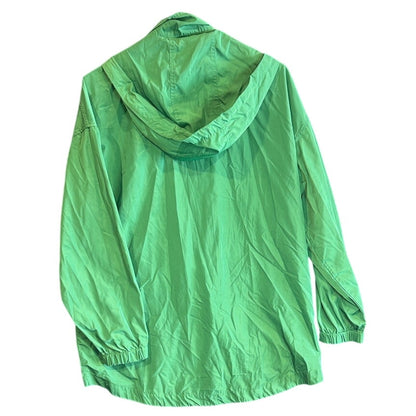 NWT Chico’s Zenergy Taffeta Hooded Jacket Verdant Green Size 12 / Large