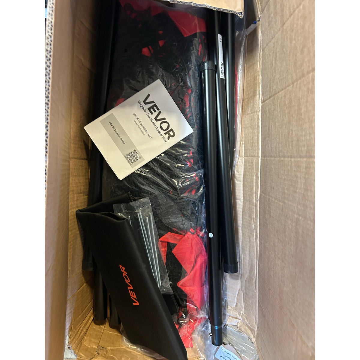 VEVOR 20 × 10 ft Sports Barrier Backstop Net – Sealed Box