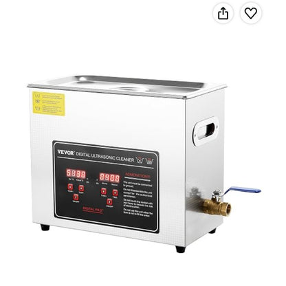 VEVOR 6L Ultrasonic Cleaner with Digital Timer & Heater