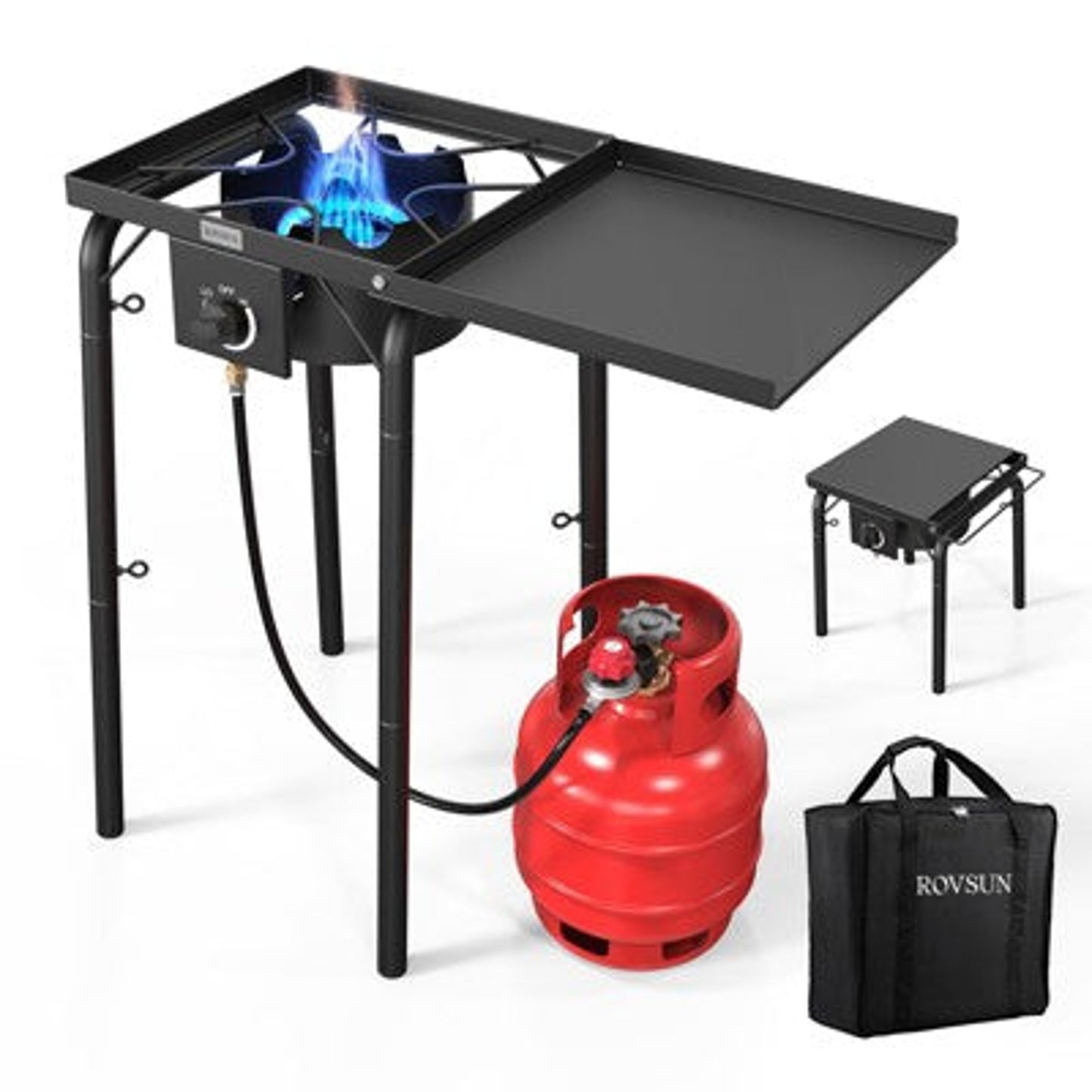 ROVSUN 100,000 BTU Single Burner Portable Propane Outdoor Gas Stove