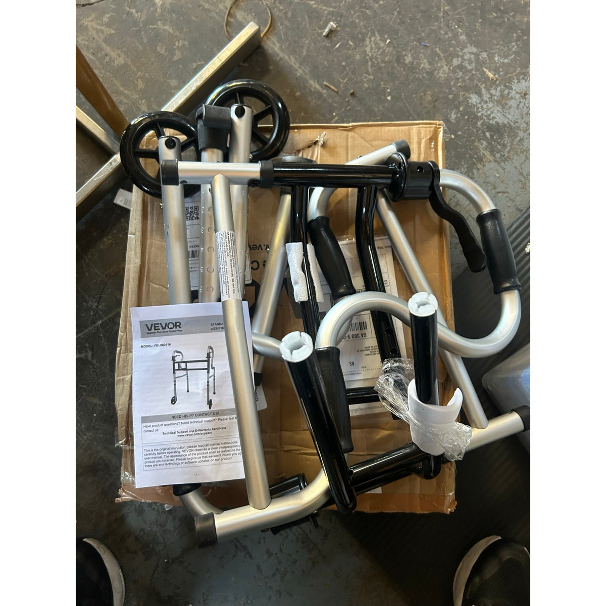 3-in-1 Stand-Assist Folding Walker – Like New in Box