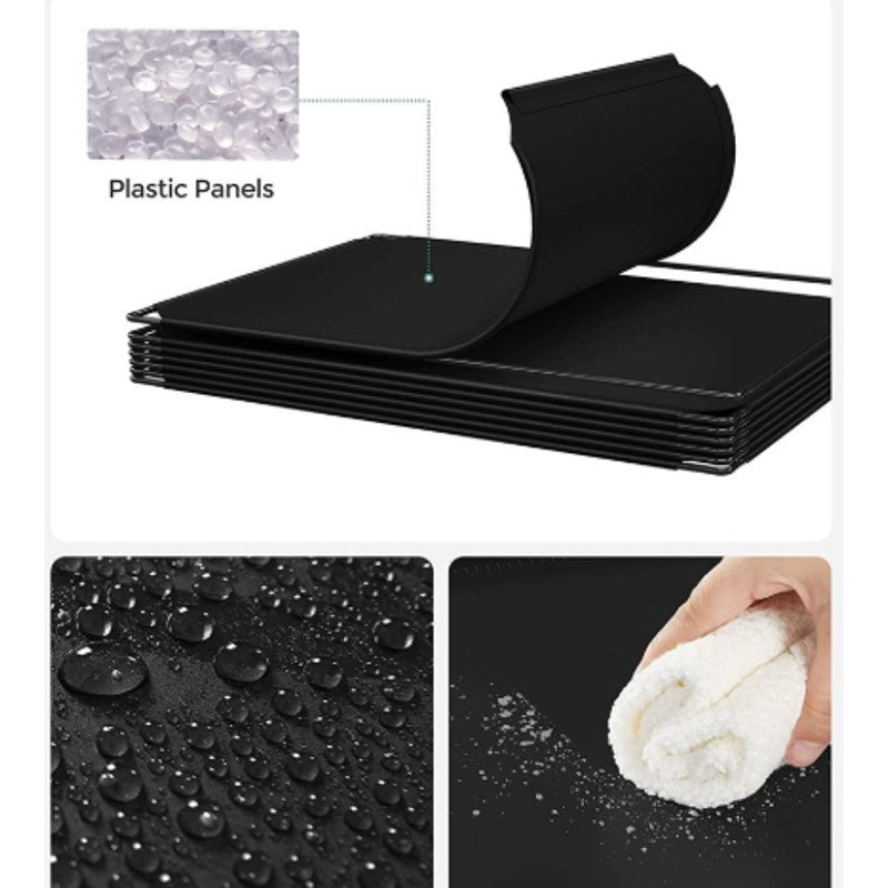 Modular Cube Storage Organizer – Black Plastic Panels- Customizable