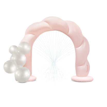 Minnidip Blush Twist Inflatable Garland Arch Sprinkler - Party Photo Backdrop