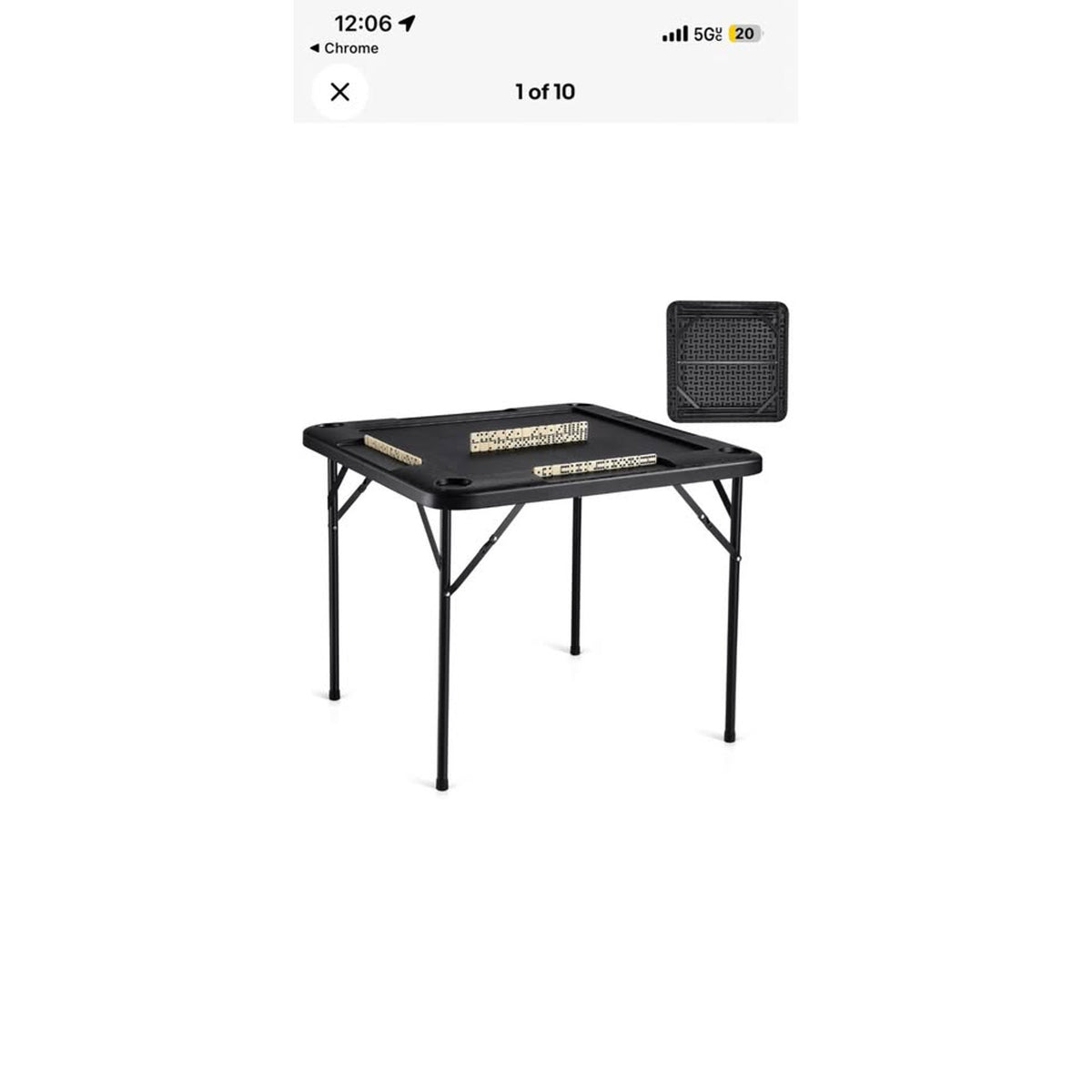 VEVOR Foldable Mahjong Table