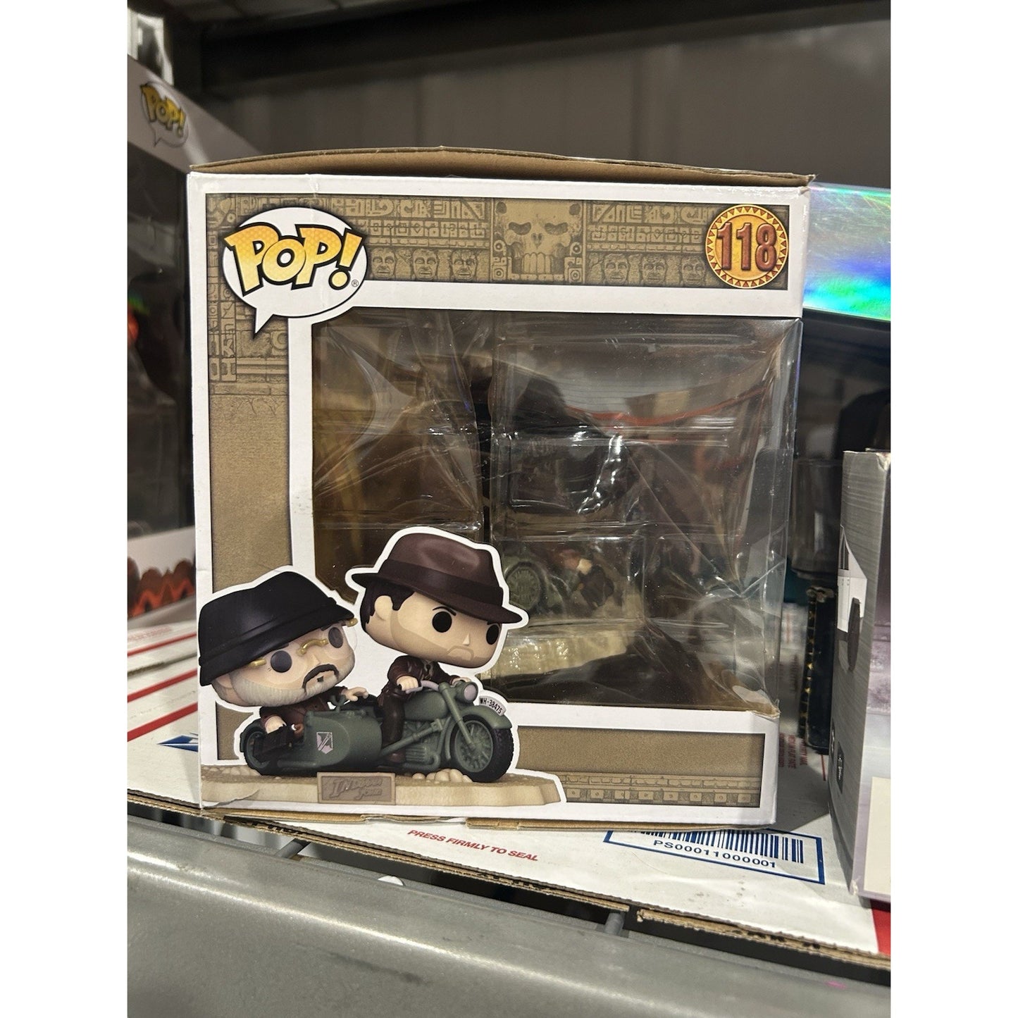 Indiana Jones Funko Pop Ride Indy & Henry Jones Sr Figure NIB