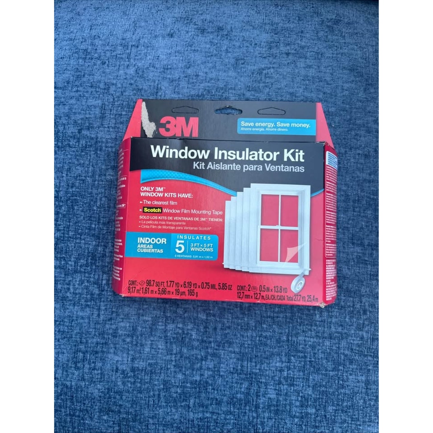 3M Window Insulator Kit for 5 (3ft x 5ft) Windows