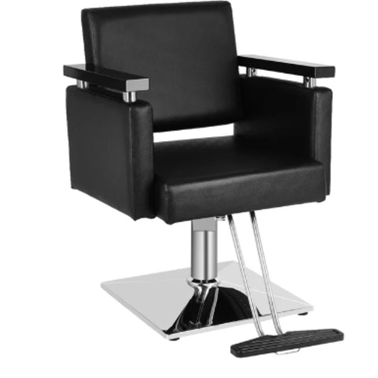 Hydraulic 360° Swivel Salon Chair – Black Styling Chair-New in box