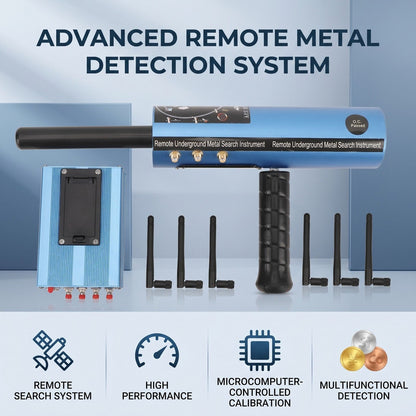 Handheld Metal Detector 30m Depth 1200m Range Gold Silver Detection