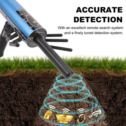 Handheld Metal Detector 30m Depth 1200m Range Gold Silver Detection