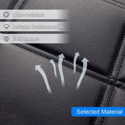 Seat Cover for Ford Fusion 2010-2020 Waterproof Faux Leather Full Set Black