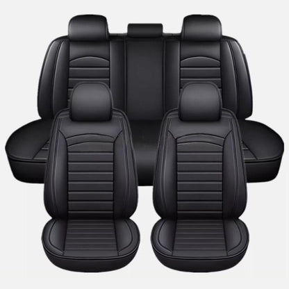 Seat Cover for Ford Fusion 2010-2020 Waterproof Faux Leather Full Set Black