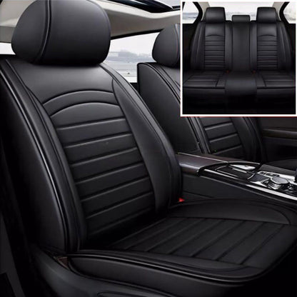 Seat Cover for Ford Fusion 2010-2020 Waterproof Faux Leather Full Set Black