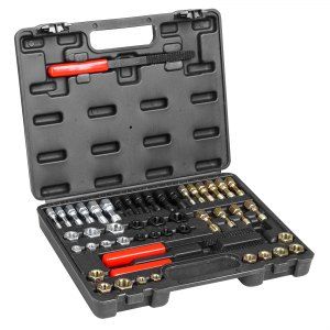 49-Piece Thread Chaser Set UNC UNF Metric with Storage Case