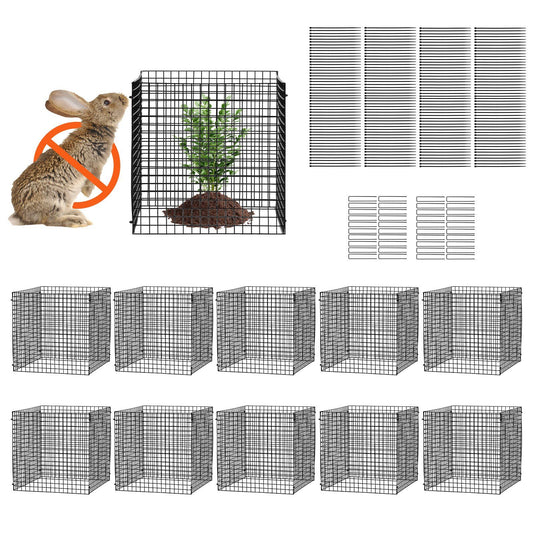 10 Pack Plant Protector From Animals 12 X 12 In Chicken Wire Plant Cage