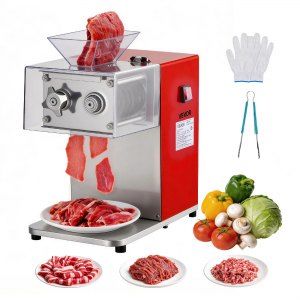Meat Cutting Machine 850W Commercial Slicer 3.5mm Stainless Steel Blade