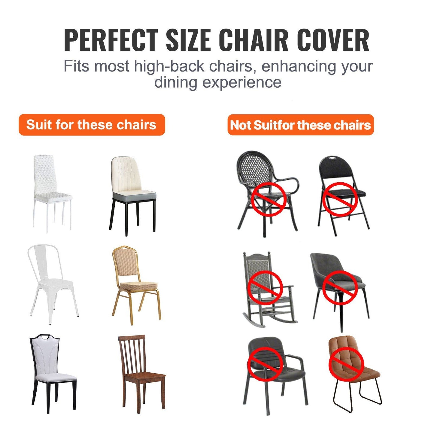 Stretch Spandex Folding Chair Covers Universal Fitted 30-Pack White