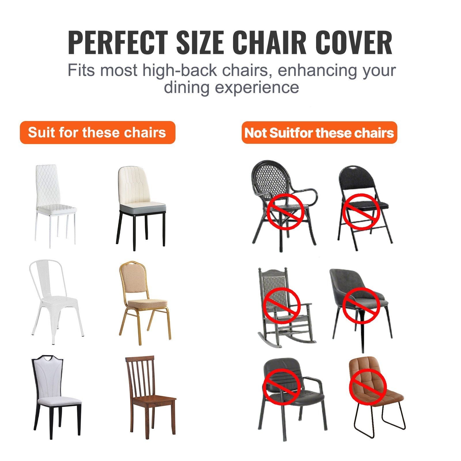 Stretch Spandex Folding Chair Covers Universal Fitted 30-Pack White