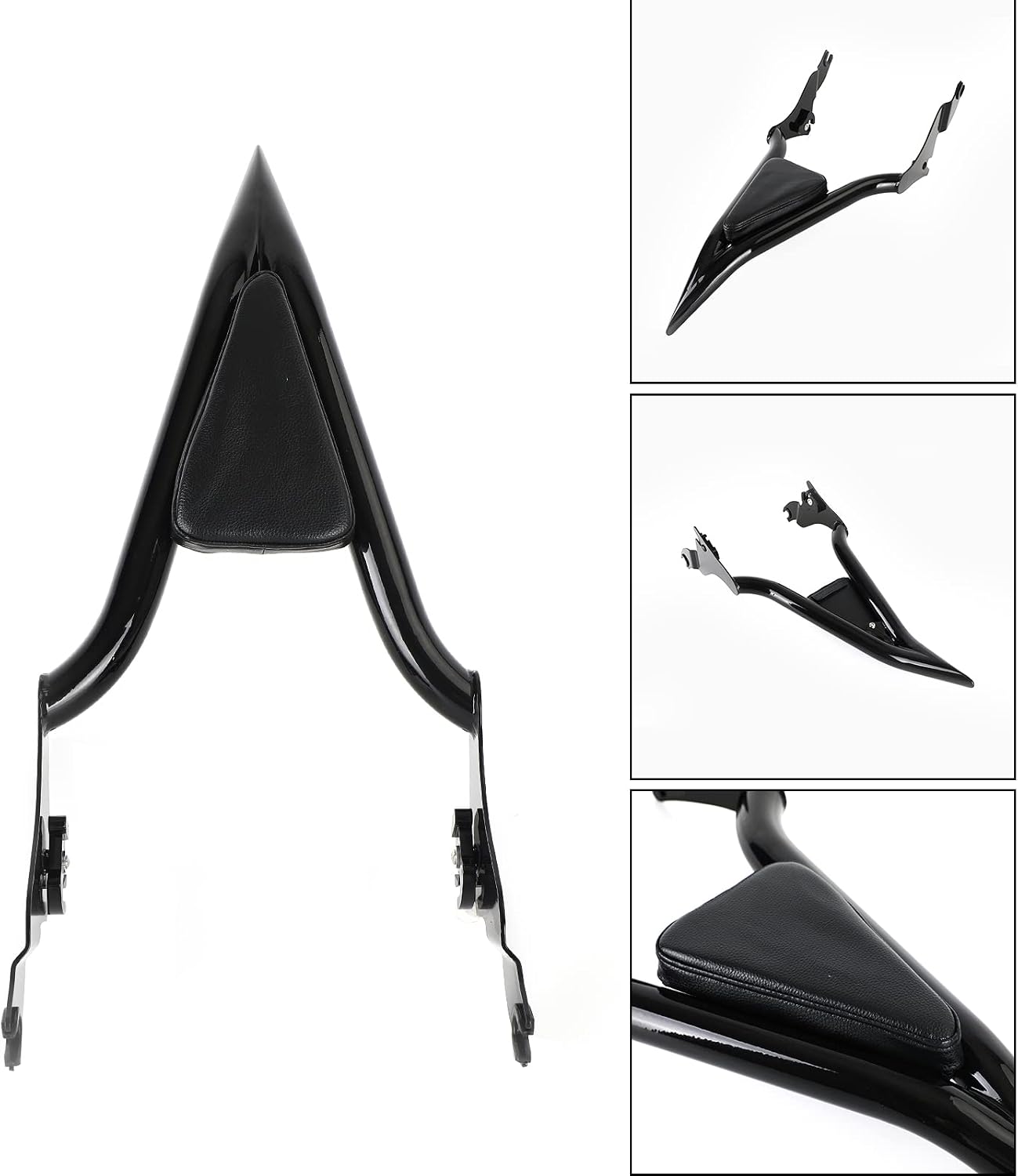 Passenger Sissy Bar Backrest 16in for CVO Road Glide Street Road King 2009-2020