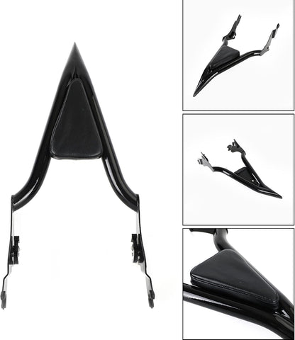 Passenger Sissy Bar Backrest 16in for CVO Road Glide Street Road King 2009-2020
