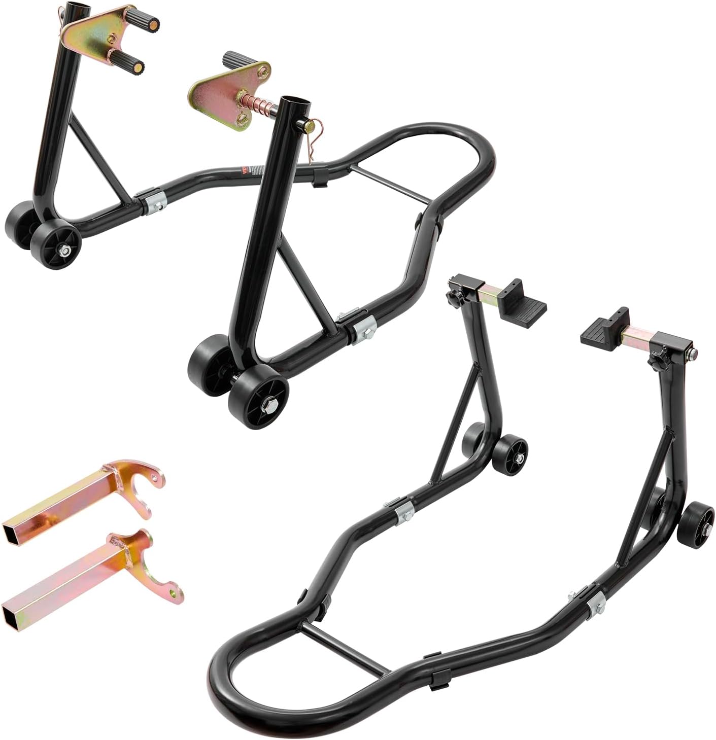 Motorcycle Stand Lift 850Lbs Front Rear Combo Stand for Yamaha Honda Kawasaki Suzuki