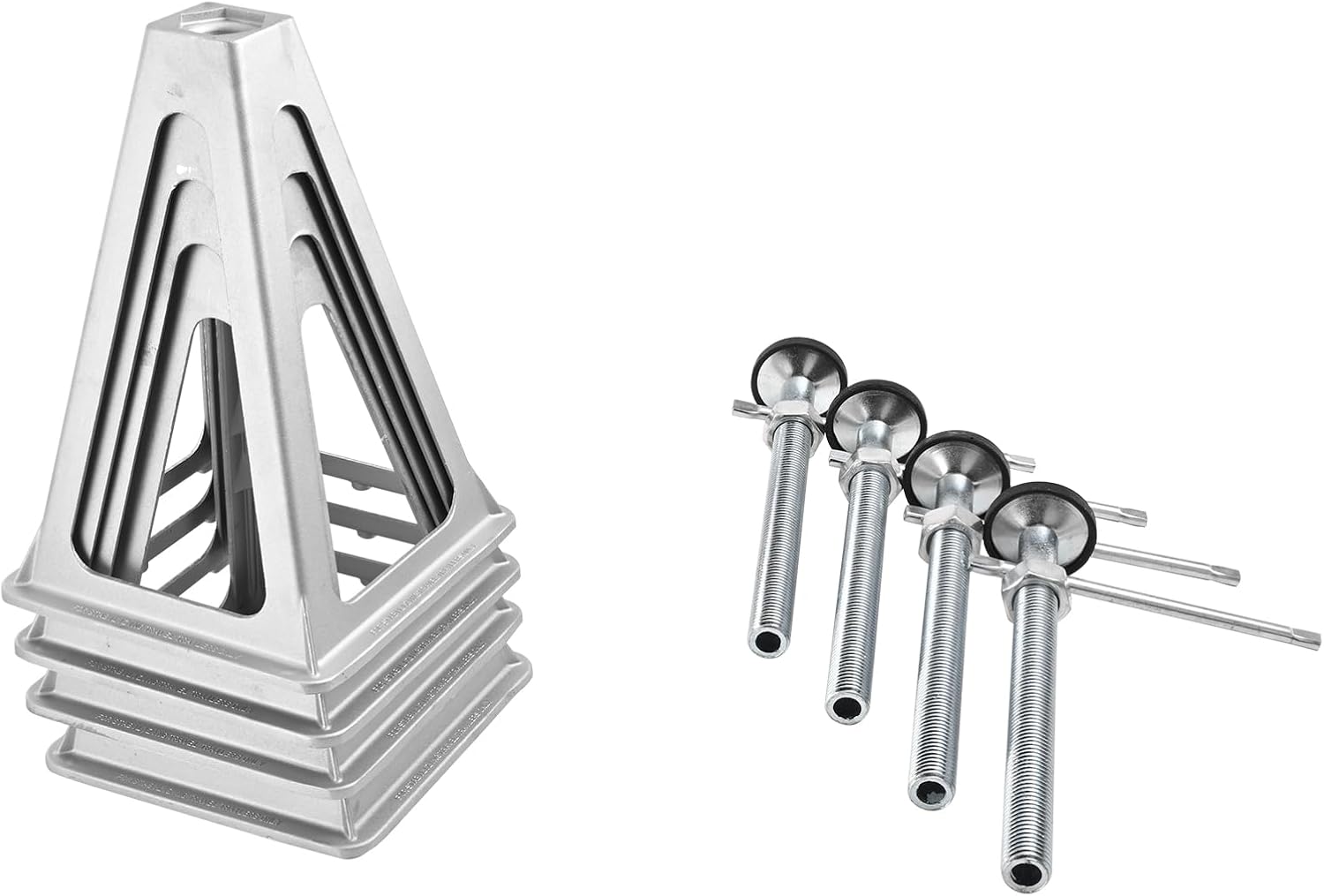 RV Stabilizer Jacks 4 Pack Aluminum 6000 Lbs 11-17 Inch