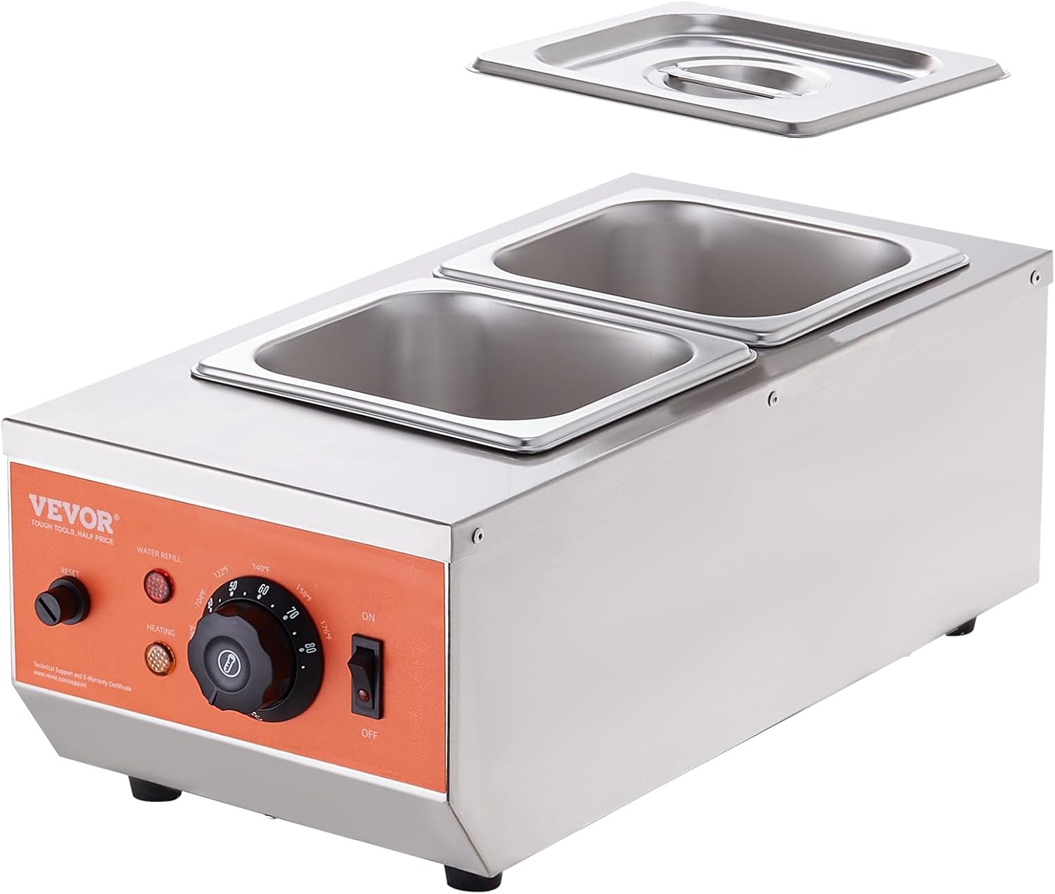 Chocolate Tempering Machine 9 Lbs 2 Tanks 1500W Stainless Steel