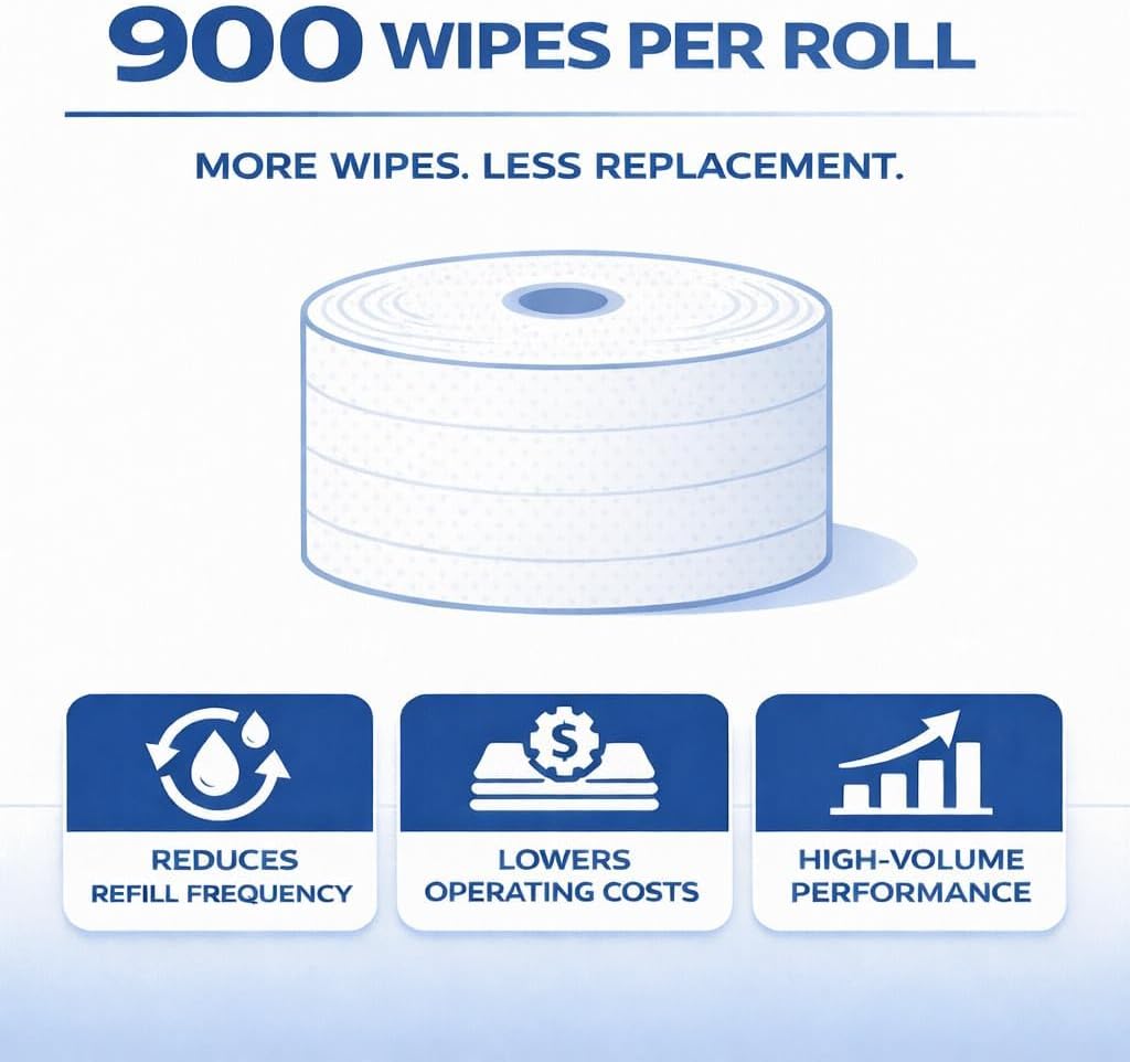 2XL Antibacterial Force Disinfecting Wipes Refill 3600 Count 6 x 8 Inch