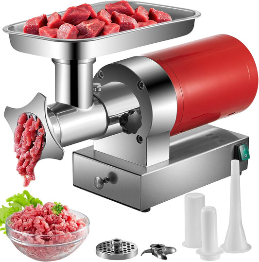 Electric Meat Grinder 800W 1.5 HP Heavy Duty with 2 Grinding Plates and Sausage Kit
