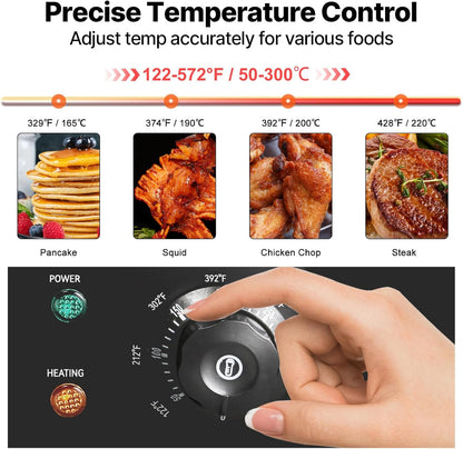 VEVOR Commercial Electric Griddle 22 In 1600W Countertop Flat Top Grill