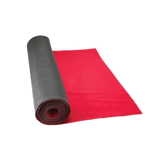 27" x 180' Neoprene Floor Runner Red