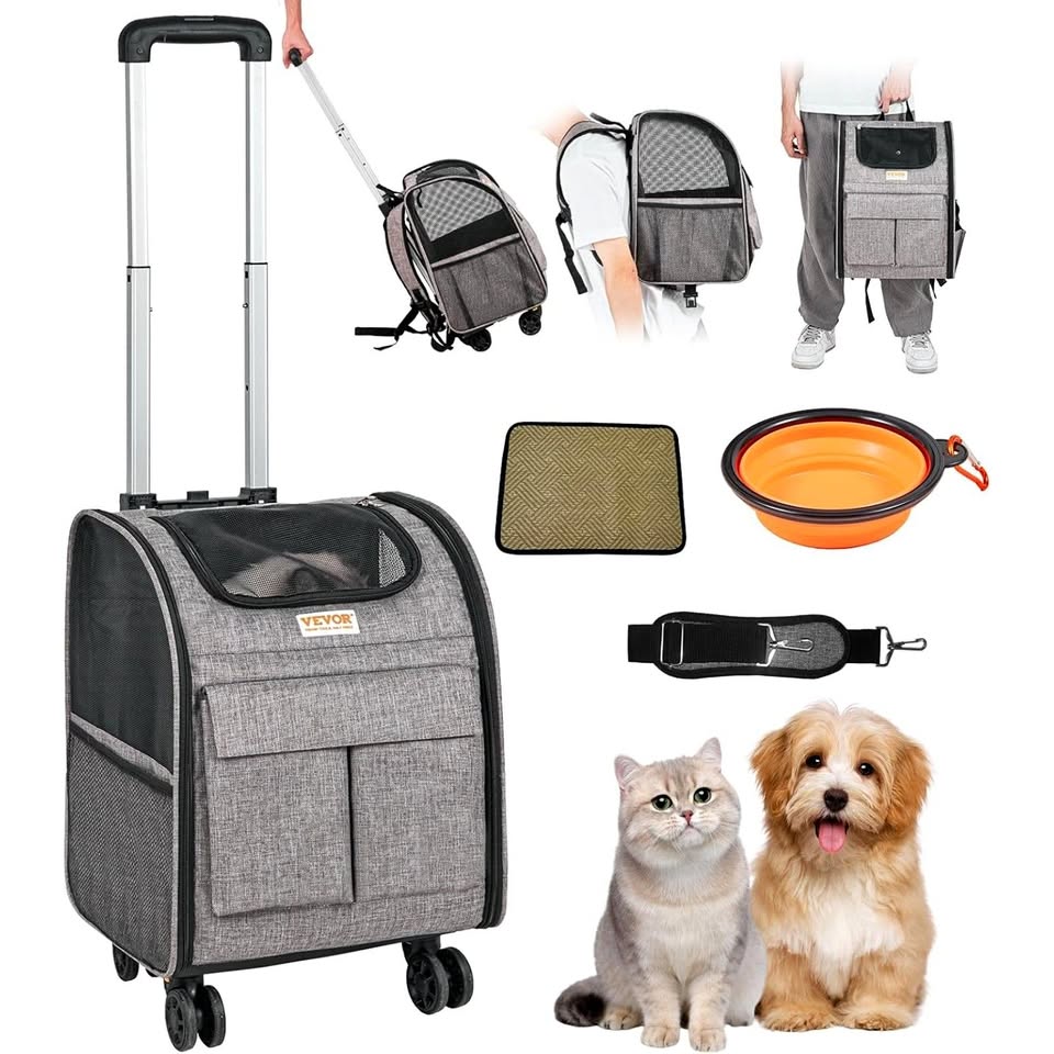 VEVOR Pet Carrier With Wheels