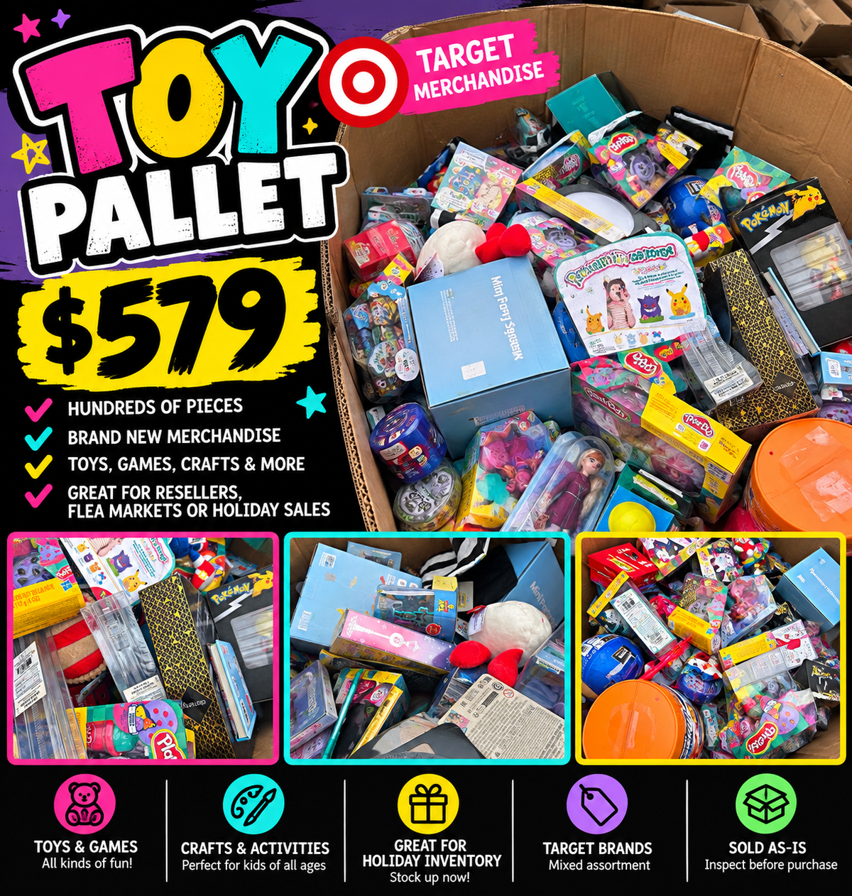 Toys Pallet- High Piece Count (HPC)