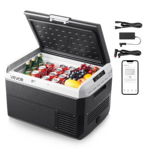 52.8QT 50L Portable Electric Cooler with -4℉~68℉ Adjustable Temperature