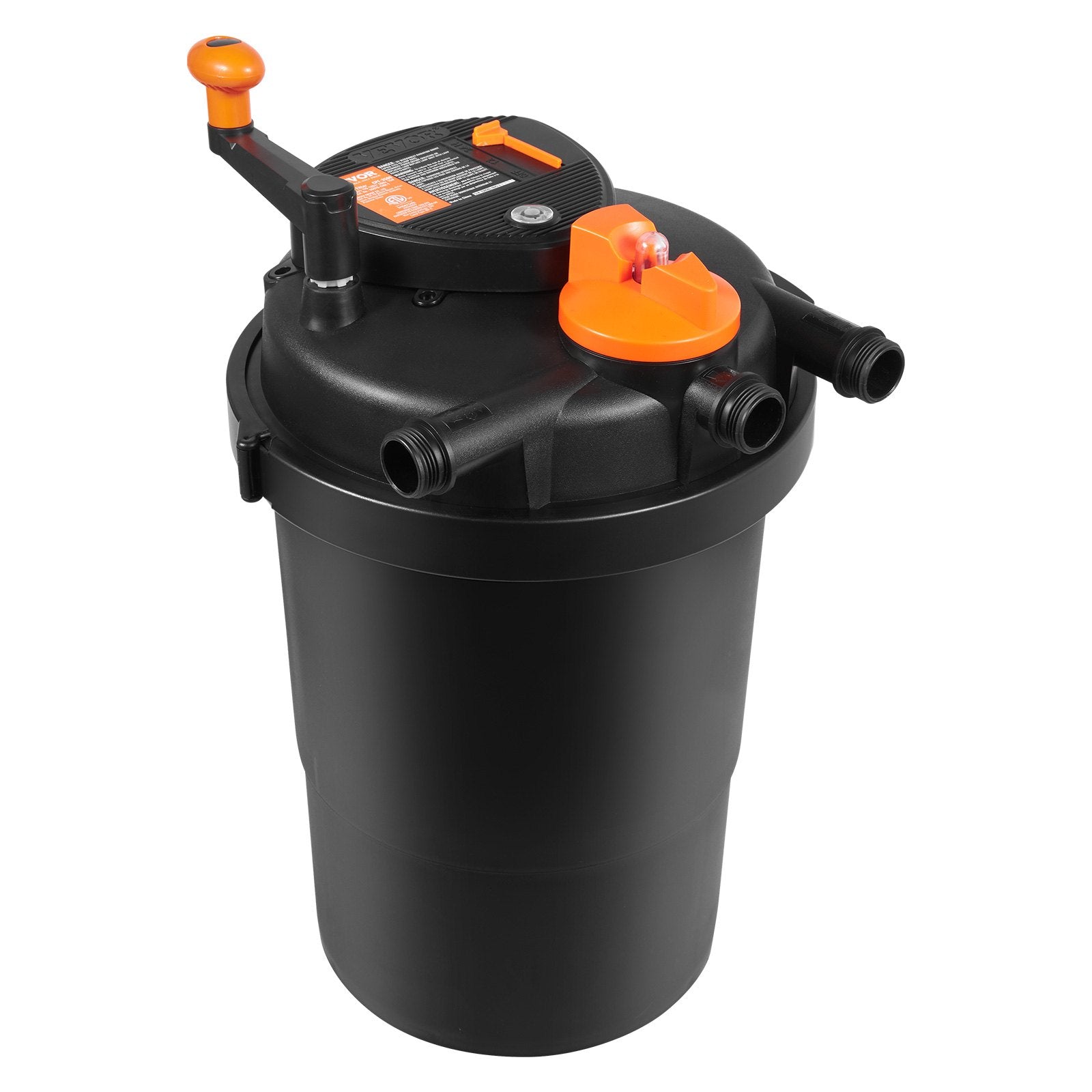 VEVOR Bio Pressure Pond Filter 2000 Gal 13W UV-C 1840 GPH