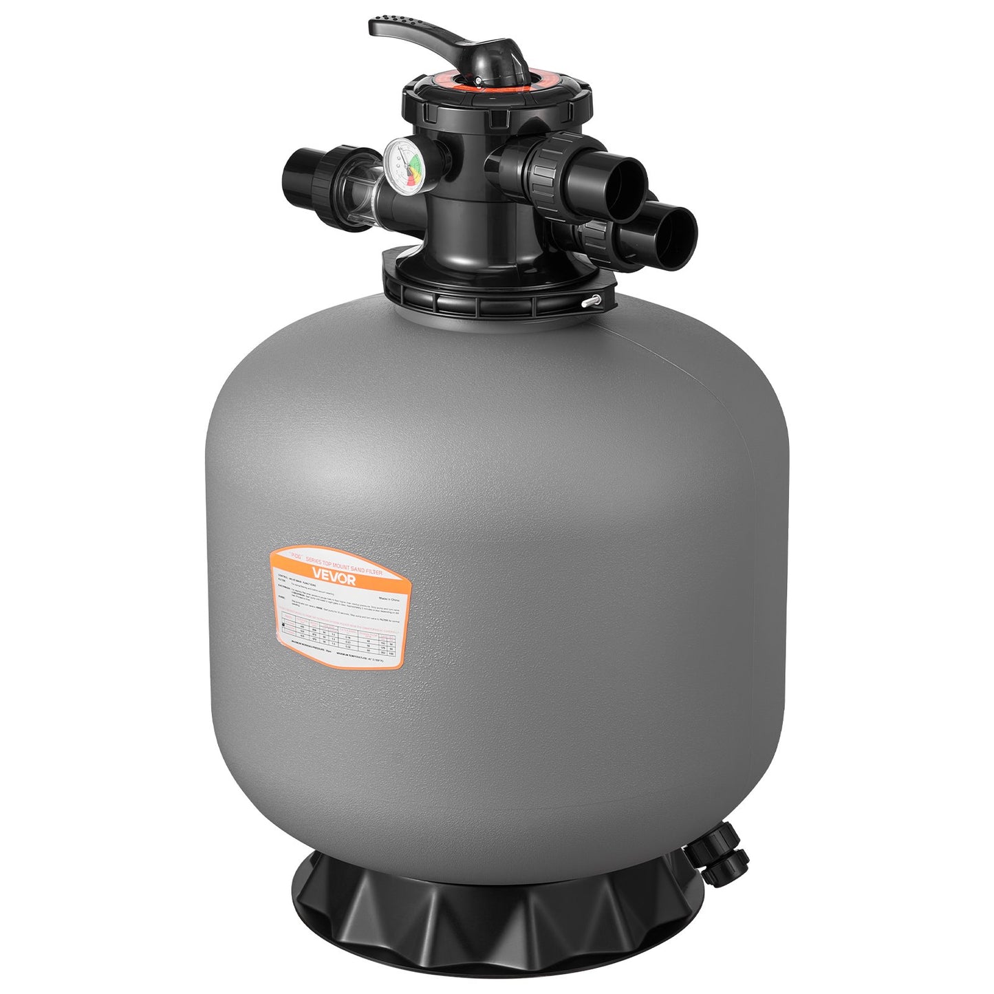 20-Inch 50 GPM Above Inground Pool Sand Filter System with 7-Way Valve