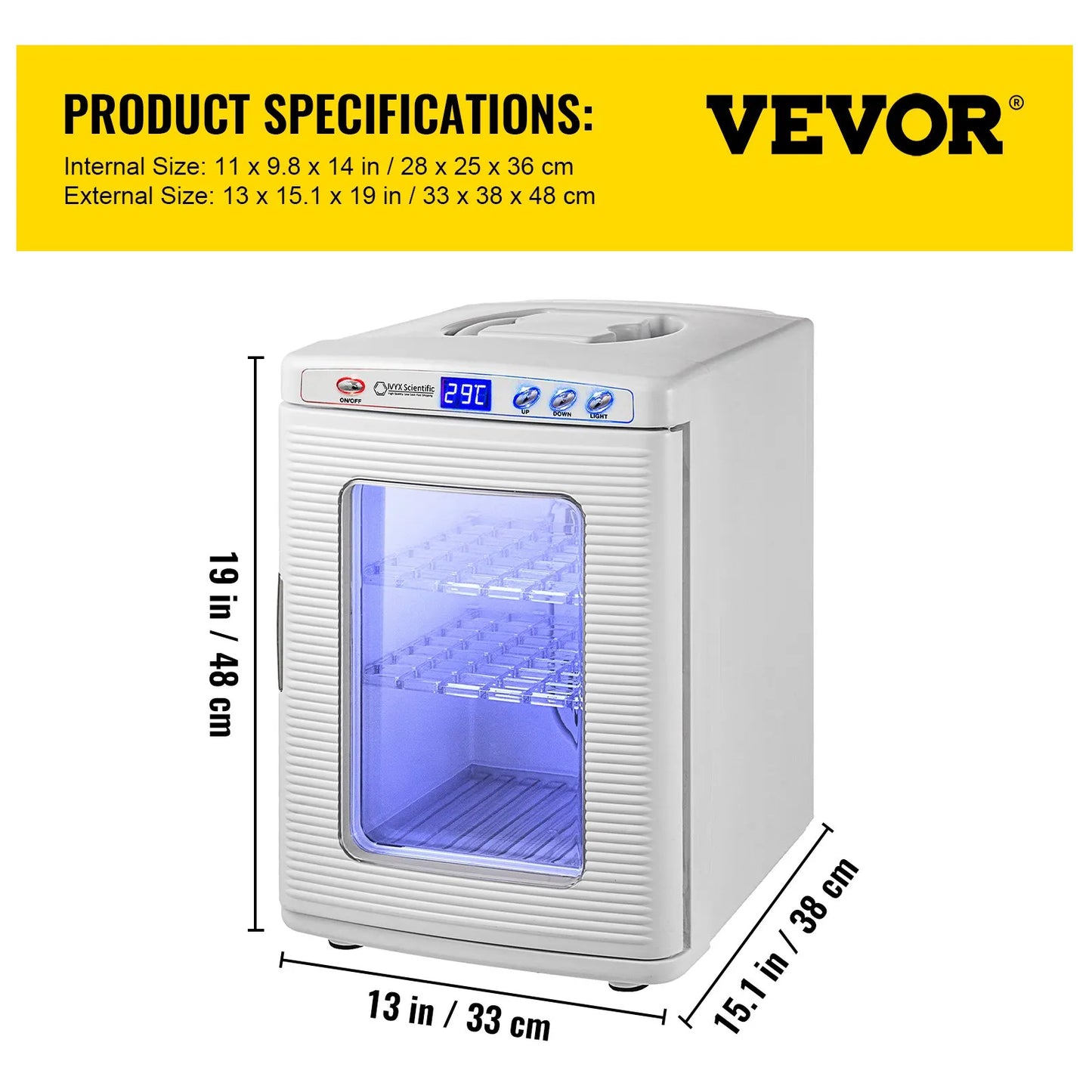 Vevor Reptile Egg Incubator – Model XHC‑25