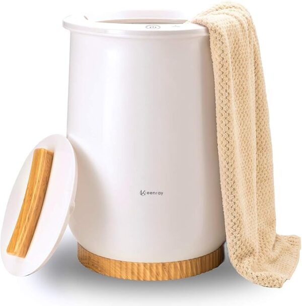 Oversized Keenray Towel Warmer – Fits 2 Bath Towels, Fast Heating, Auto Shut-Off