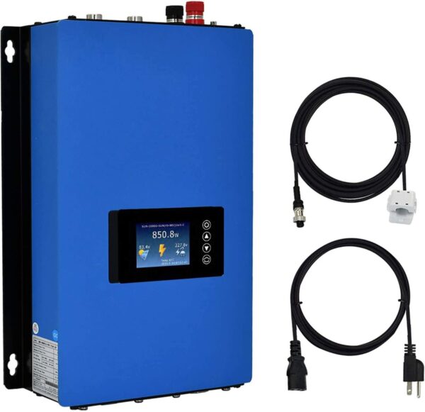 SUN-2000W Grid Tie Inverter with LCD display | DC50-90V to AC | Solar Panel Power Converter