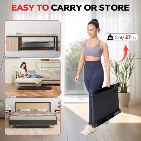 Sperax 3-in-1 Under Desk Treadmill – Walking Vibration Pad w/ App + Remote - Image 4