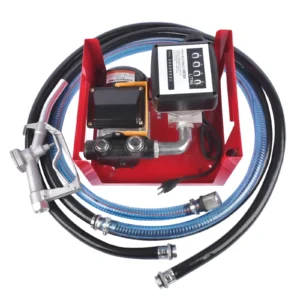110V Electric Diesel Transfer Pump Kit w/ Fuel Meter & Nozzle – 13’ Hose- New